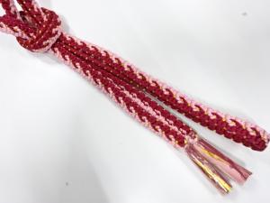 未使用品　正絹　手組帯締め